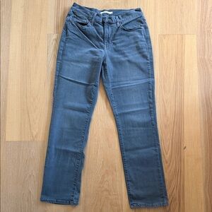 Levi’s Women's Slim Straight Jeans - Slate Gray